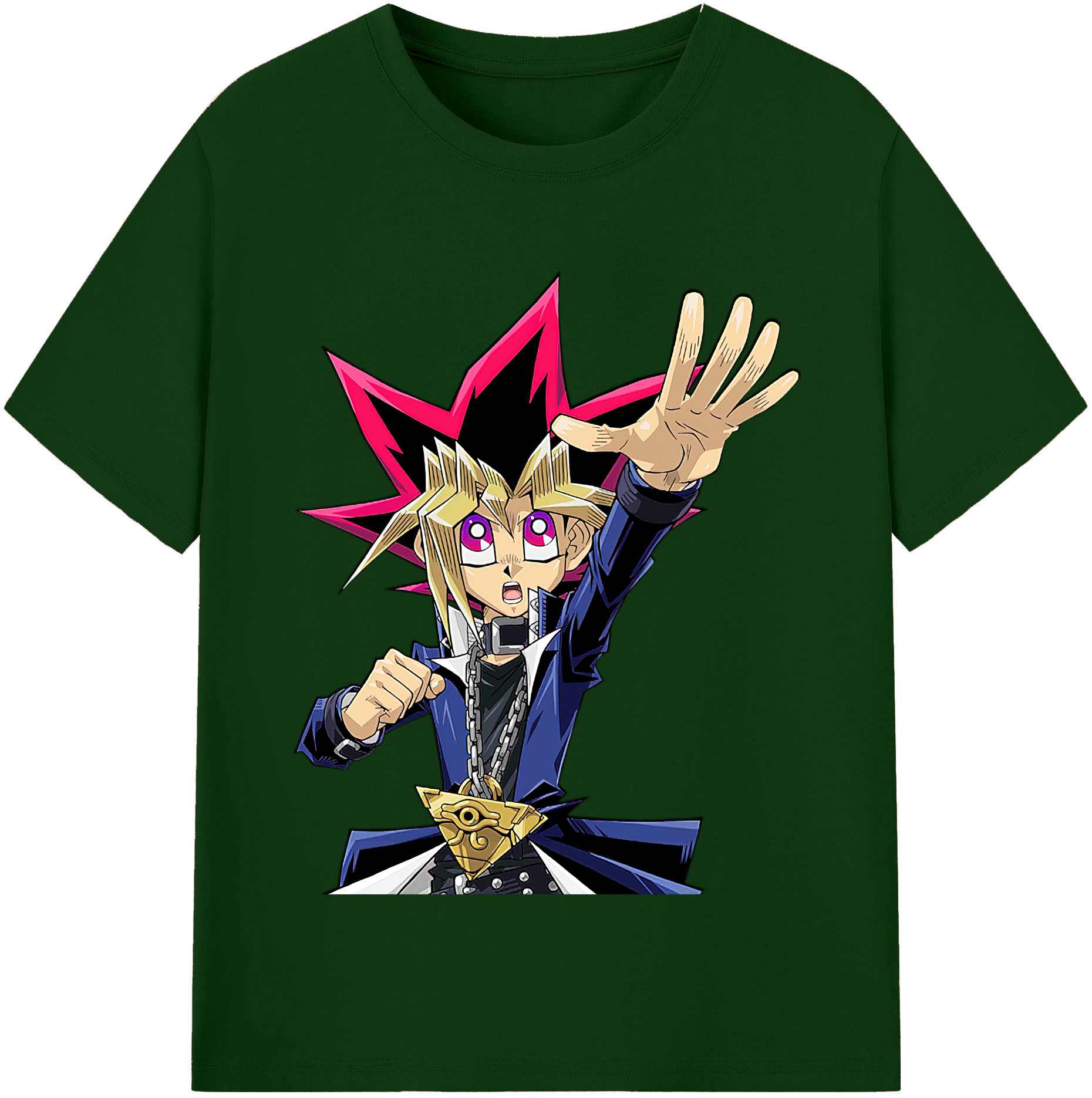 （画像用） 遊☆戯☆王 Yu-Gi-Oh! 綿100％半袖Tシャツ（フロントプリント）